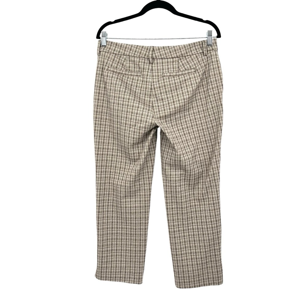 Liverpool Los Angeles Womens Check Knit Dress Pants Straight Leg Mid Rise 6 - Picture 6 of 7